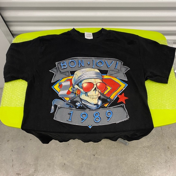 Vintage  Bon Jovi 1989 “ We’re Back Kickin ‘ Ass - Picture 5 of 10